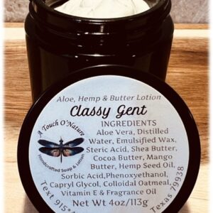 Classy Gent Handcrafted Lotion