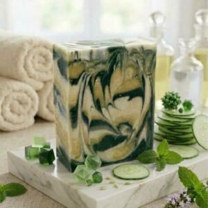 Garden Mint & Cucumber Handcrafted Soap